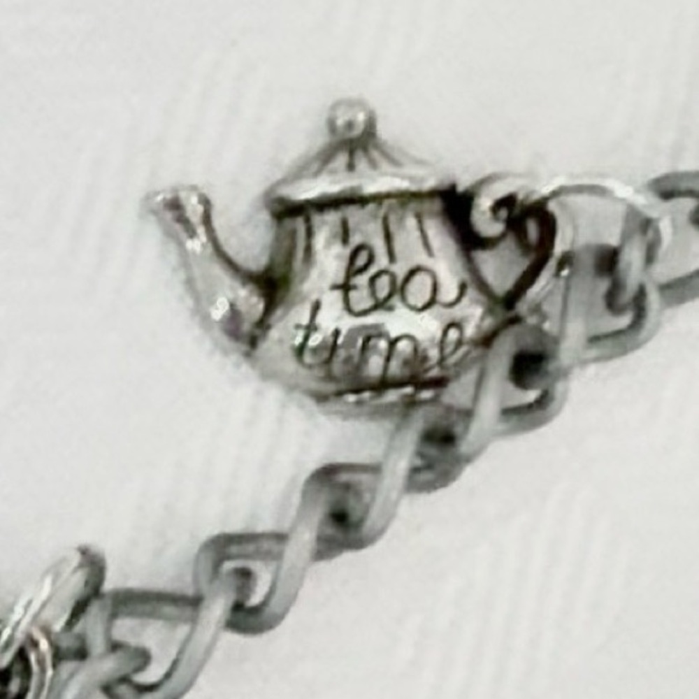 Silver Toned Charm Bracelet